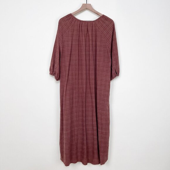 Anthropologie Layla Gauze Midi Maxi Dress Boho Coastal Oversized Peasant Tunic - Picture 10 of 14
